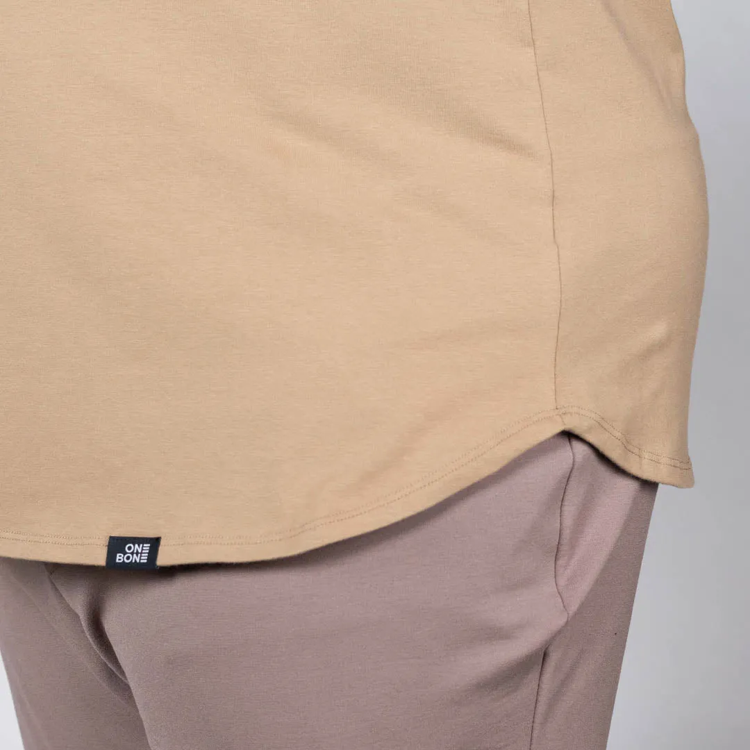 V-Neck - Dark Sand